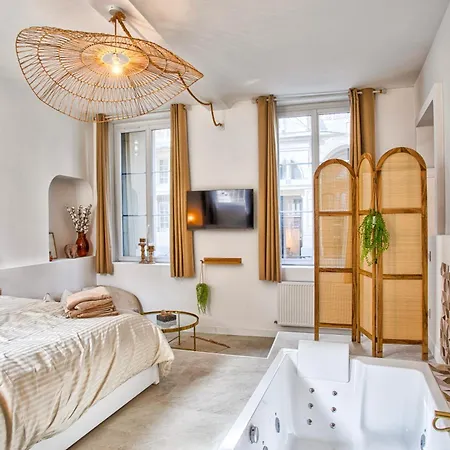 Le Saint-sauveur - Balneotherapy Bathtub - Hypercentre 公寓 凯恩